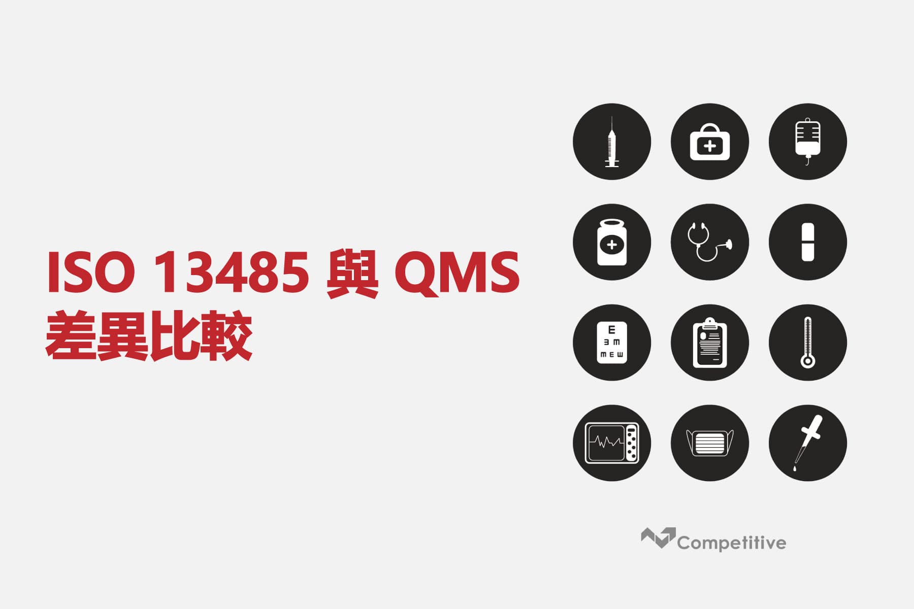 Iso 13485 與qms 差異比較懶人包 持續更新中 競爭力企管顧問團隊